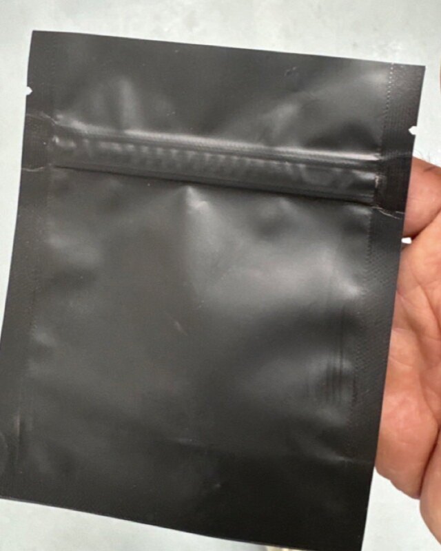 Child-resistant mylar exit bag — Porto Verde, Long Beach